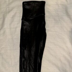 Spanx Faux Leather Leggings Black | Large